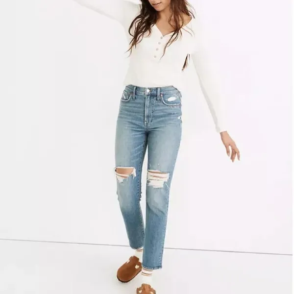 MADEWELL Jeans - The Perfect Vintage Jean in Denman Wash Size 26 - Image 2