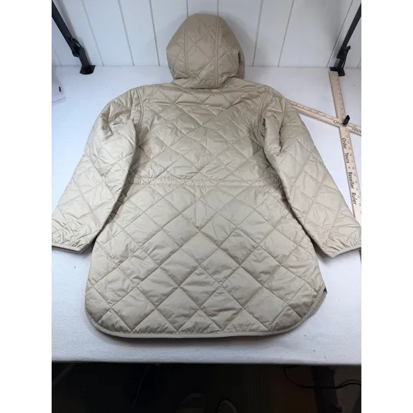 Patagonia Women's Diamond Quilted Parka Oar Tan Size Small NWT ($279 Retail) - Image 4