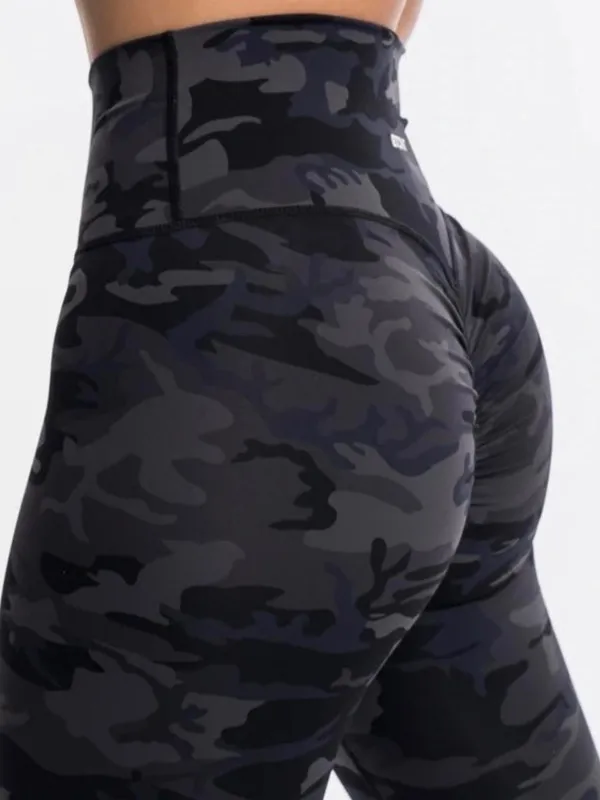 ECHT Force Scrunch Leggings in Black Camo size XS - Image 3