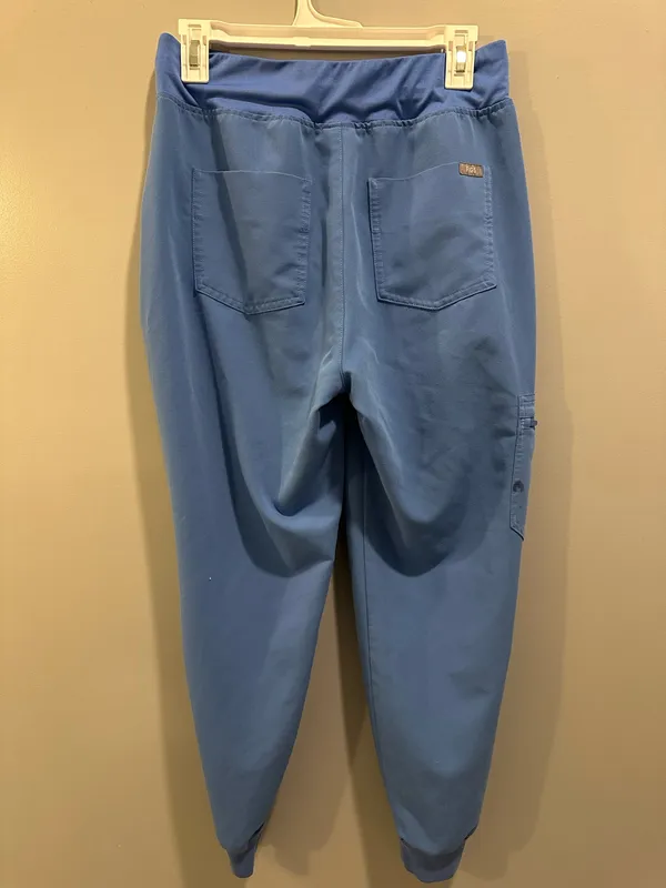 FIGS Zamora Jogger Scrub Pants Ceil Blue - Image 2