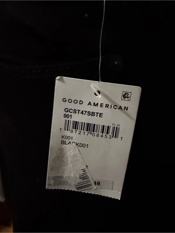 Good American Black good curve High-Rise straight Jeans - Image 3