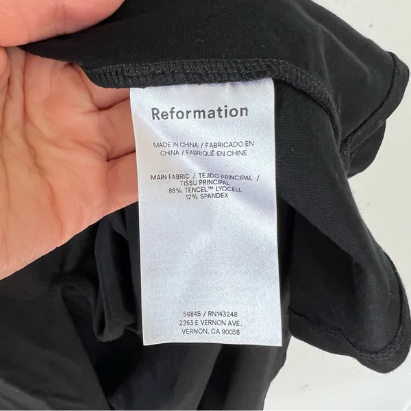 Reformation Pavia Knit Midi Dress in Black NWOT - Image 11