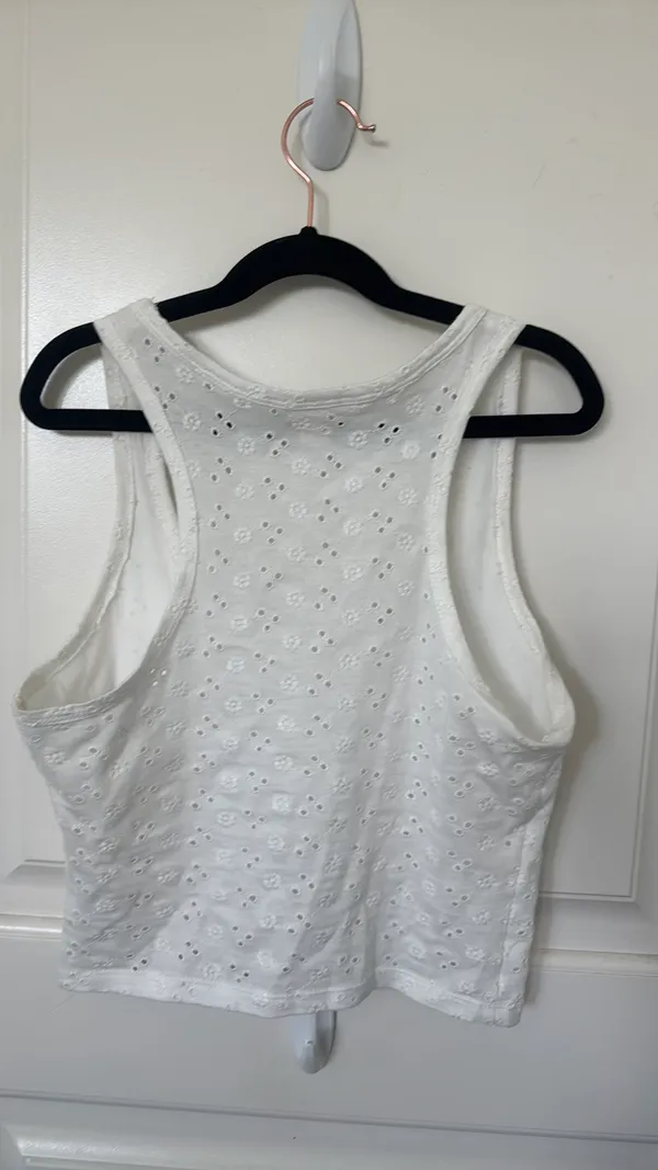Aeropostale White Lace Top - Image 2