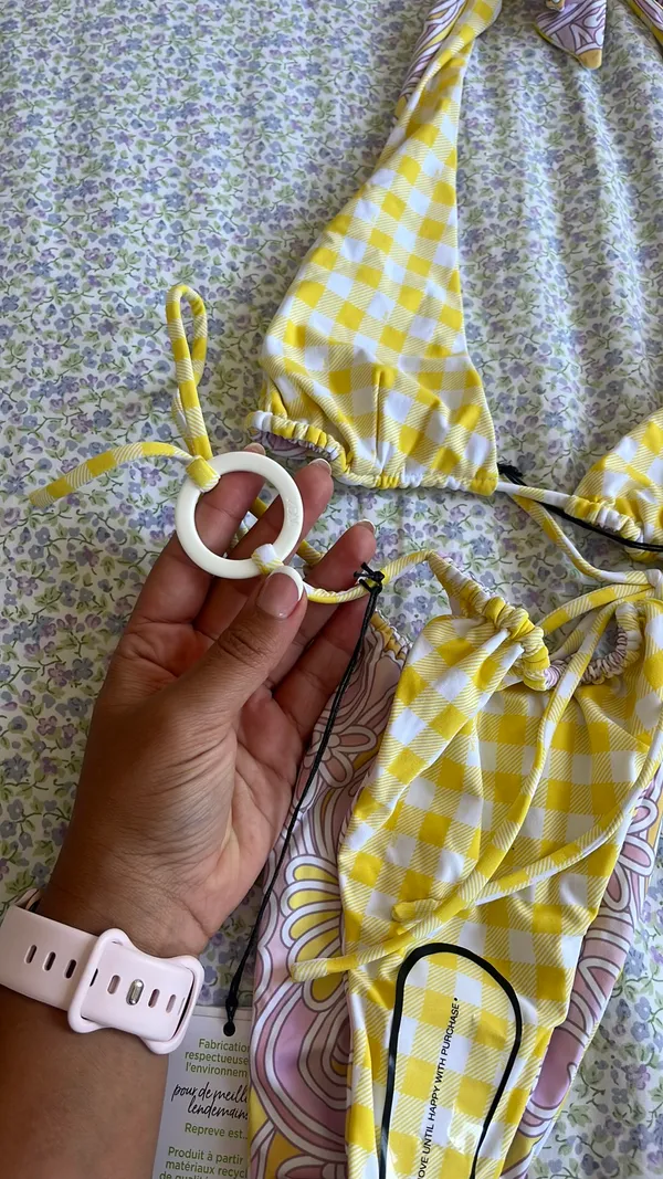 String bikini Yellow Size M - Image 2