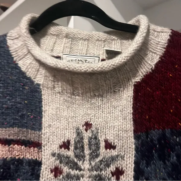 Vintage American Eagle Wool Sweater - Image 6