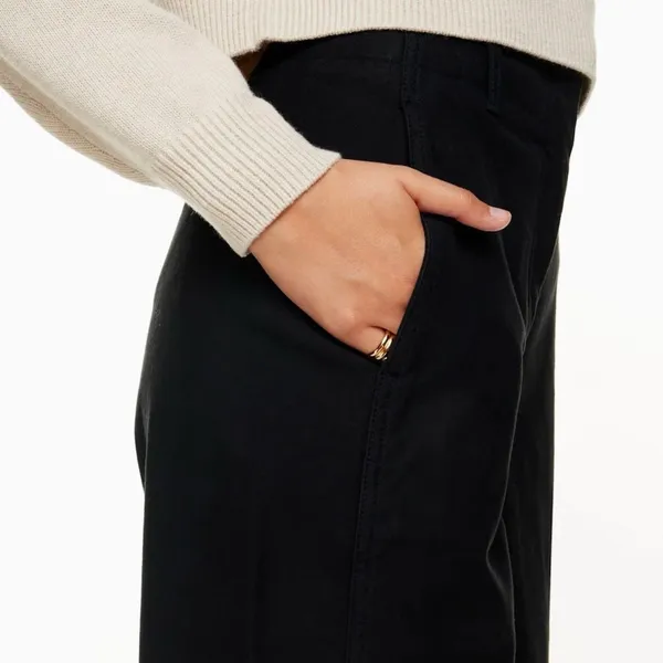 Aritzia Wilfred Free High Rise Utility Pants in Black – Size 10 - Image 11
