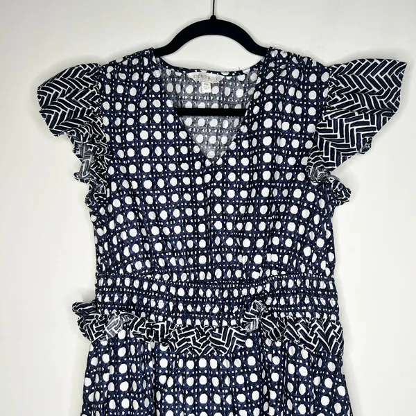 Crown & Ivy Printed Midi Dress Size Petite Medium - Image 3