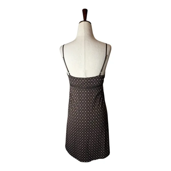 Alfani‎ Nightgown Women Small Brown Pink Diamond Print Lace Trim Slip Intimates - Image 2
