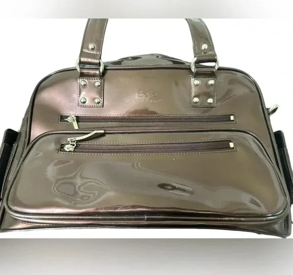 Beijo brown bronze large tote with multiple pockets - Image 6