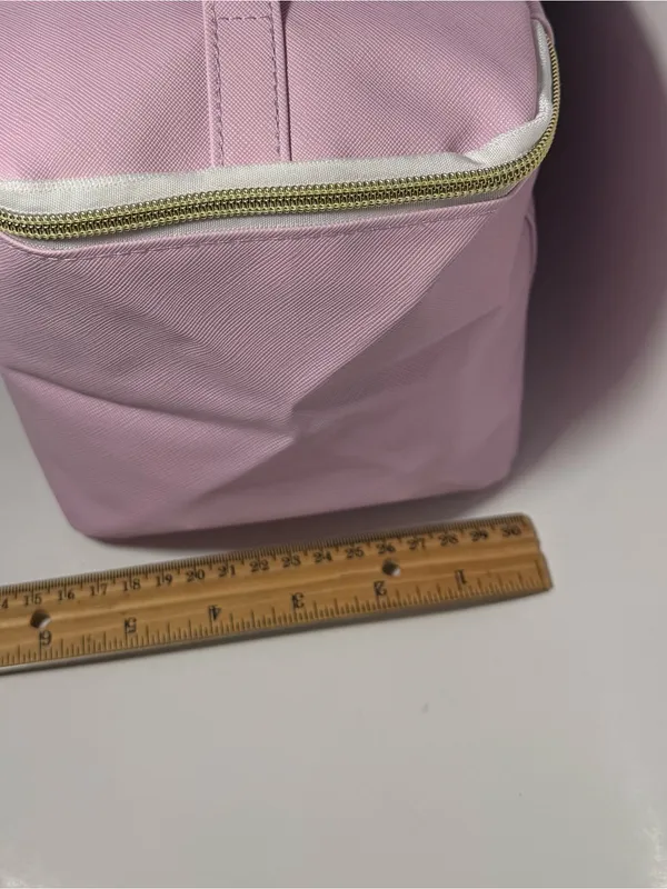 Sassy + Chic Large Pink Makeup Bag Travel Toiletry Organizer Case NWT 8x6x5 in - Image 10