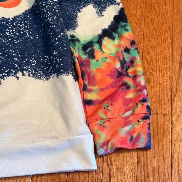 Bleached “Spooky Vibes” Tie - Image 3