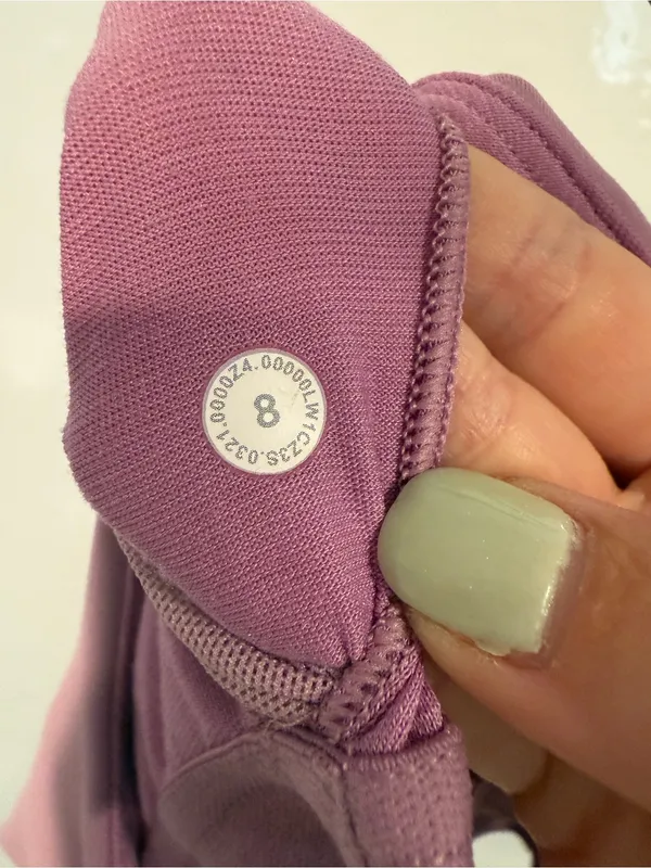 Lululemon Instill Mauve Purple‎ Pink Athletic Crop Tank Top - Image 4