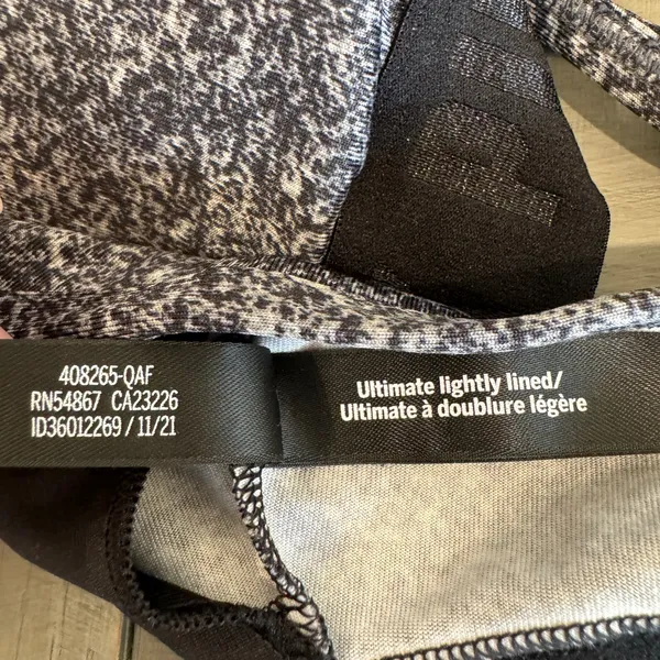 PINK-ULTIMATE LIGHTLY LINED‎ SPORTS BRA size XL - Image 6