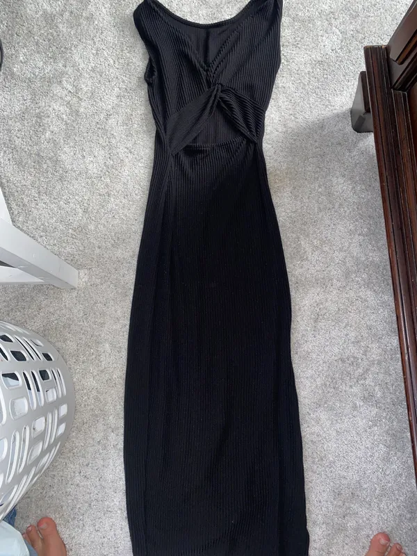Antistar Knotted Crisscross-Back Dress - Image 3