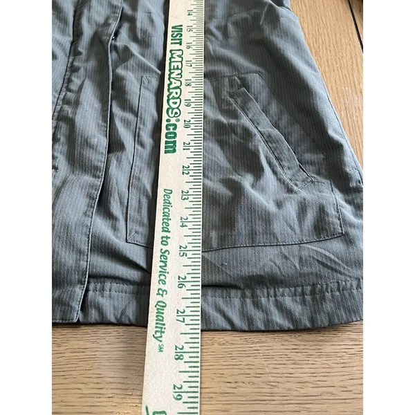 Old Navy Active Womens Windbreaker Jacket Lightweight Size‎ XS Green Drawstring - Image 3