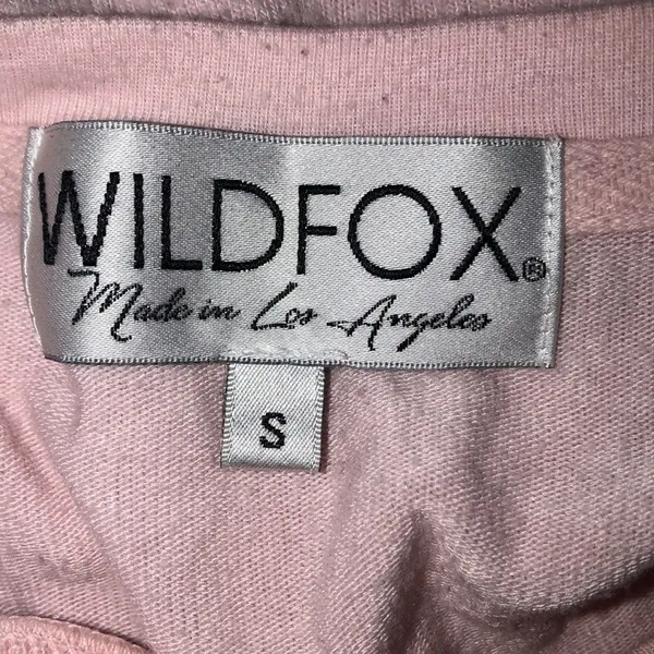 Wildfox size small cotton candy pink sweatshirt - Image 4