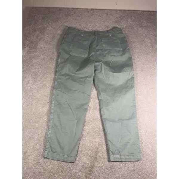 Boden Women's Chino Sage Green Pants Us 14 R Dress Pants Plus - Image 9