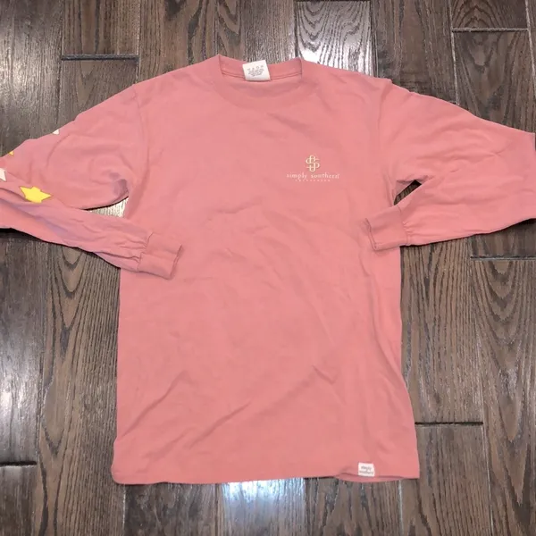 Simply Southern pink graphic longsleeve T-shirt size small country - Image 4