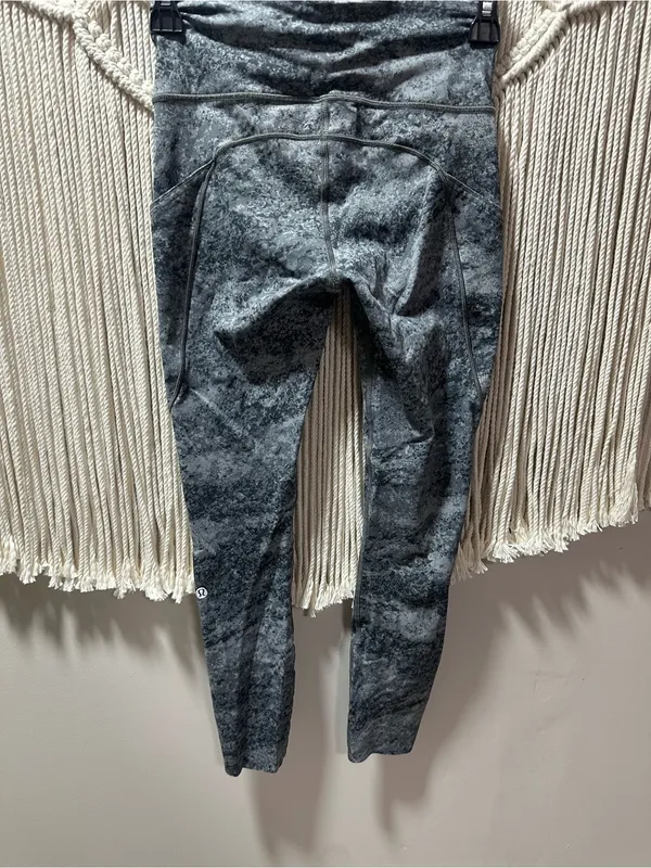 lululemon athletica Mottled Charcoal High-Rise Leggings - Image 5
