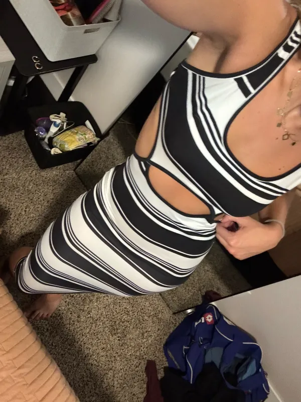 Striped Dress Forever 21 - Image 4