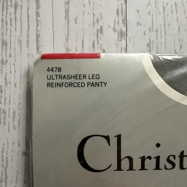 Christian Dior 4478 L'ALLURE Ultra Sheer Panty Top Crystal Gray Size‎ 2 Vintage - Image 4