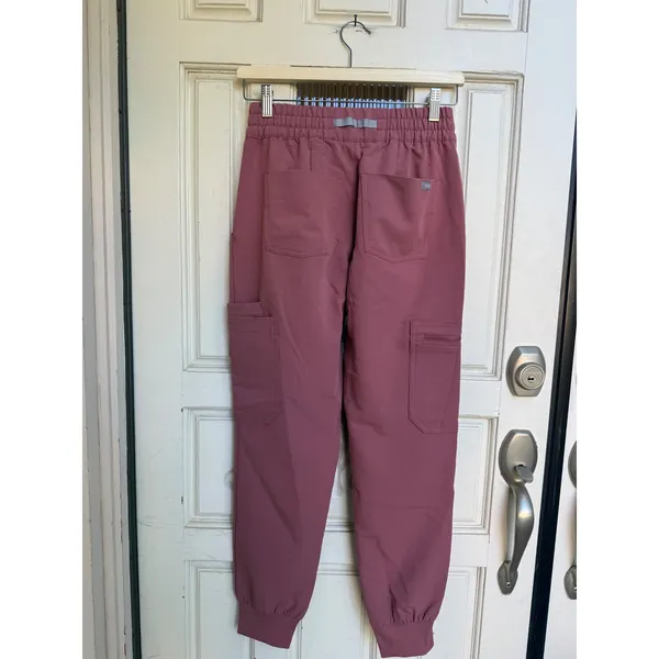 Figs High Waisted Uman Relaxed Jogger Scrub Pant Mauve Pink Size XXSP NWT - Image 5