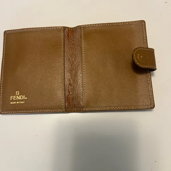 FENDI VINTAGE Bi-fold card‎ holder striped - Image 6
