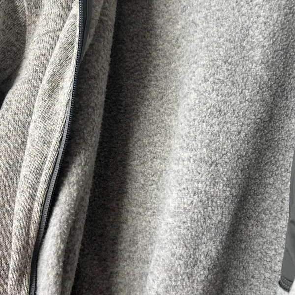 L. L. Bean Tan Full Zip Fleece Jacket - Image 6
