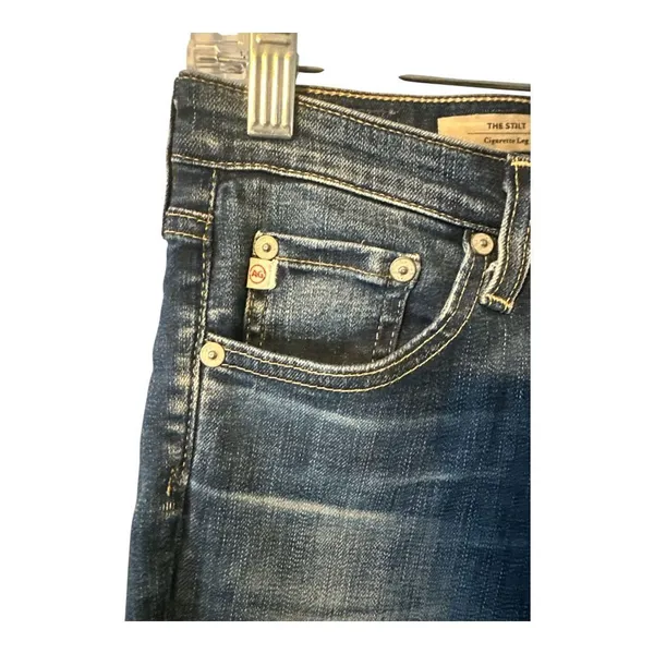 Adriano Goldschmied The Stilt‎ Cigarette Leg Medium Wash Jeans, Size 26R - Image 5