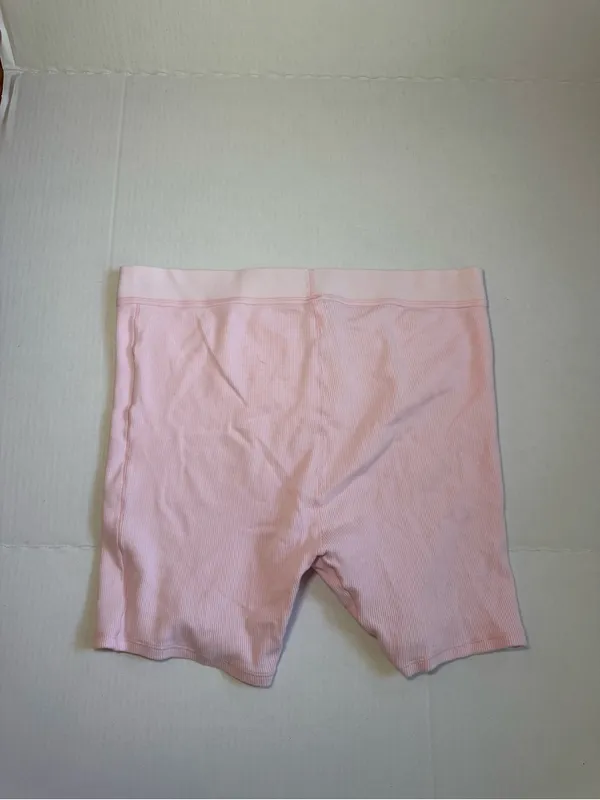 Skims Ribbed Cotton Boxer Biker Lounge Shorts - Image 5