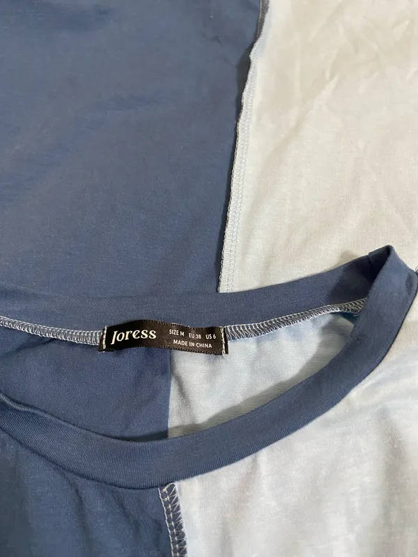 Colorblock Tee Pastel Blue Size M - Image 2