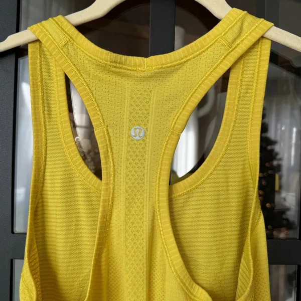 Lululemon Swiftly Tech Tank Top workout tee Sonic mustard racerback soleil - Image 2