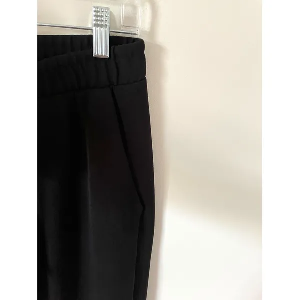 ZARA Basic Tie Ankle Dress Pants Black Size Medium NEW - Image 4