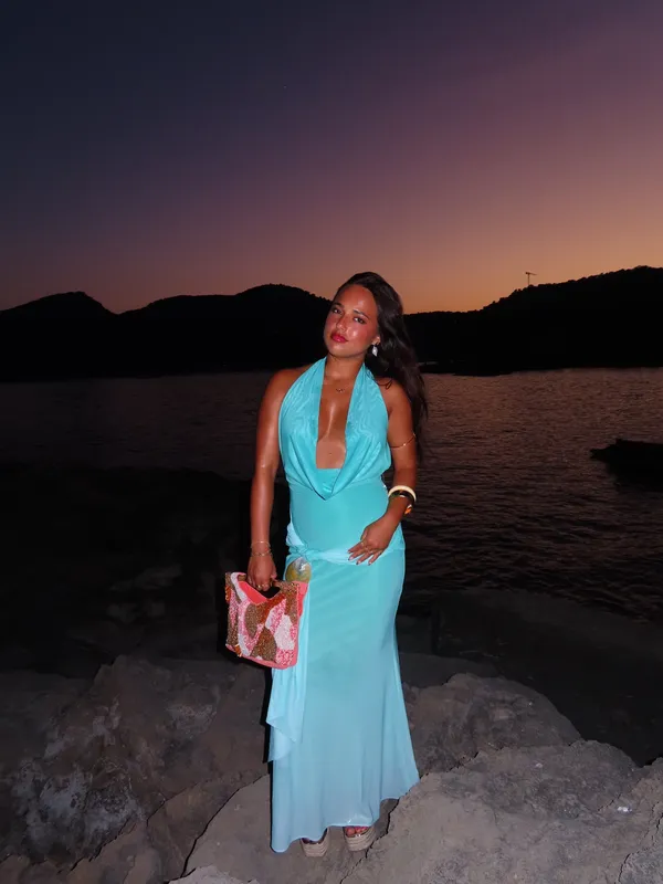 Peppermayo Dress Maxi Blue - Image 6