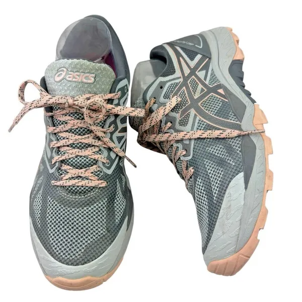 *ASICS Gel Fujitravuco 6 Trail Running Shoes Women’s Size 8 Blue Athletic Sports - Image 3