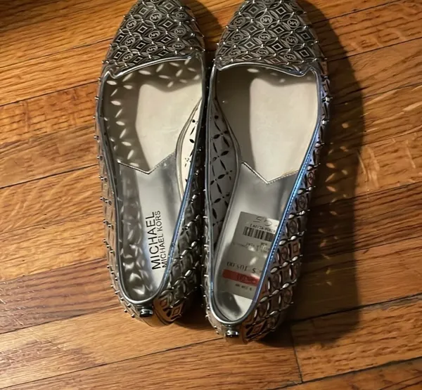 Michael Kors silver flats  - Image 6