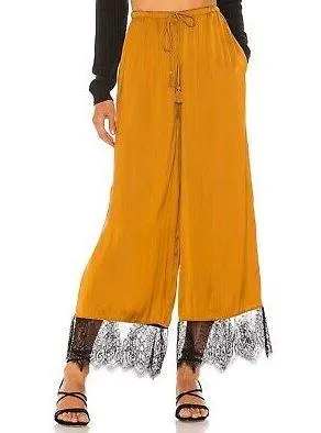 Honey Ginger Talking in My Sleep Wide Leg Lounge Pants - Image 2