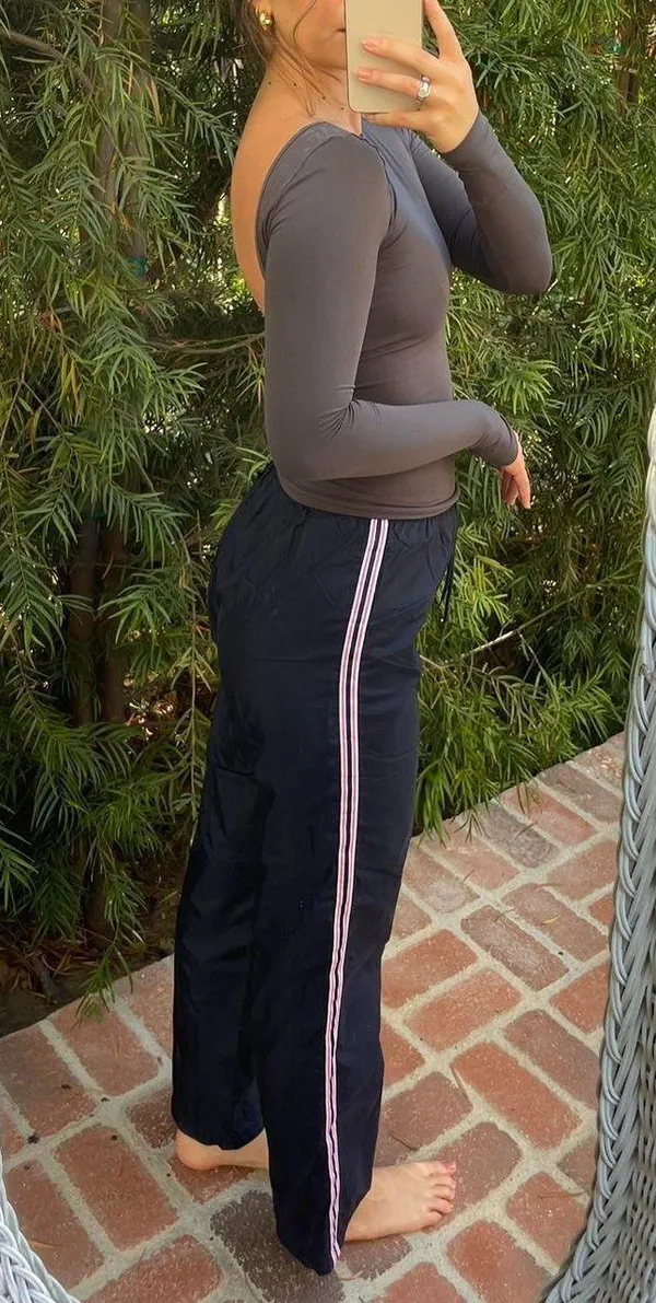 Target Y2K navy blue circo jogger pants fits sz xs to s - Image 2