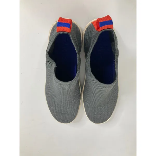 Rothys The Chelsea Slate Grey Knit‎ Slip On High Top Sneakers Womens 8 - Image 5