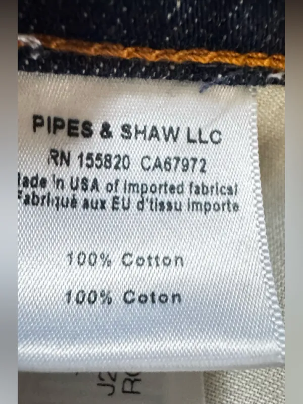 Veronica Beard 100% Cotton Woman’s Straight-Leg Indigo Jeans Size 32 - Image 8