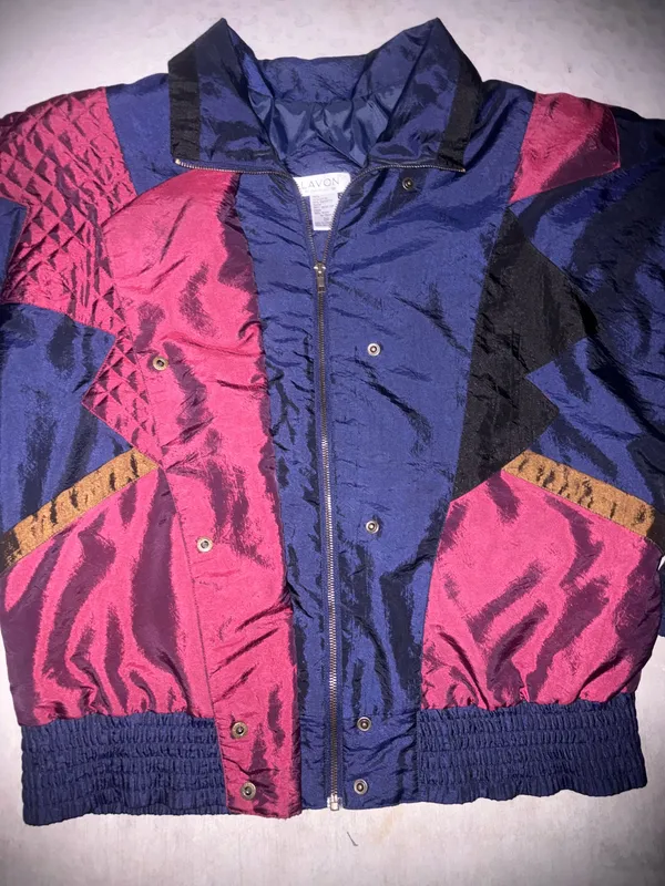 Vintage Lavon Women’s Windbreaker Sz Medium Goemetric - Image 4