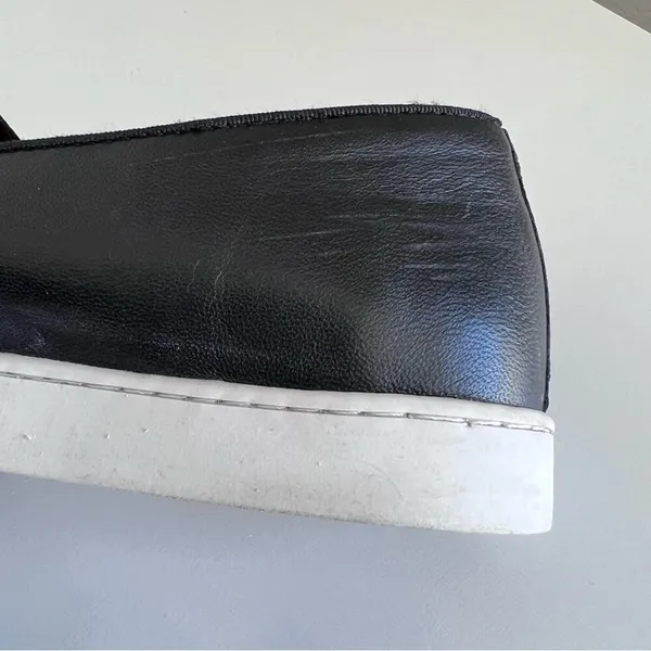 Birdies‎ The Swift Black Leather Slip On Sneakers - Image 9