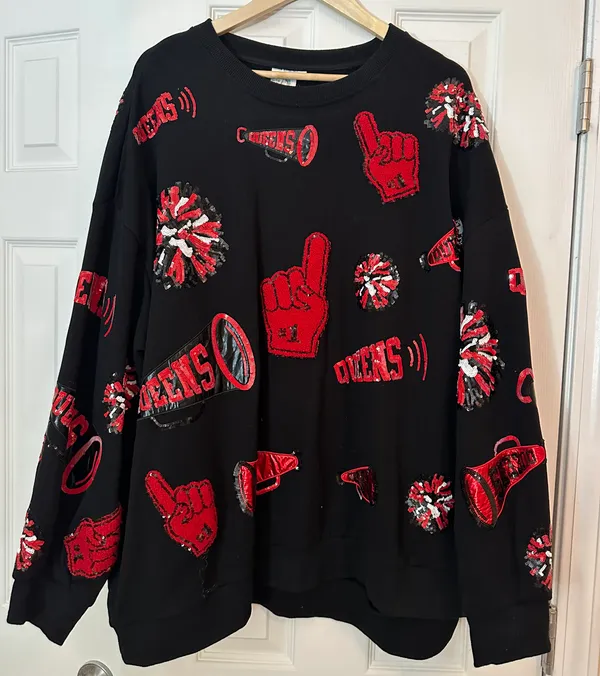 Queen of Sparkles Gameday Sweatshirt - Image 2