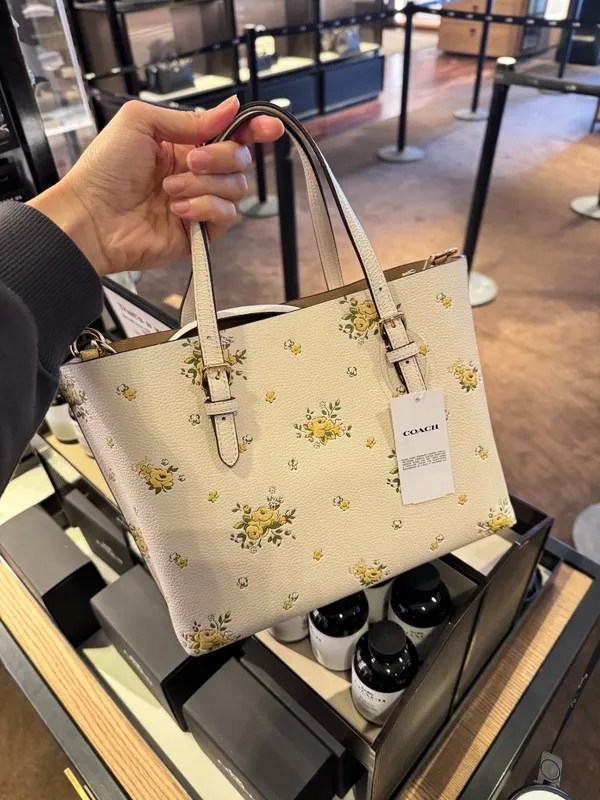 Coach CAL44-IMCAH Women's Mollie Tote Bag 25 with Floral Print - Image 3