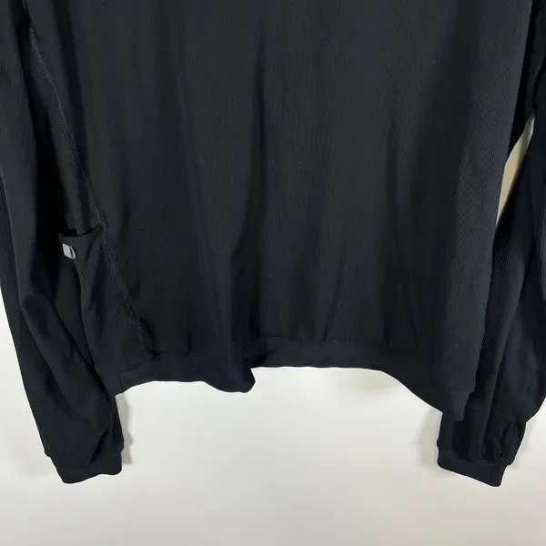 Nike Running Dri-FIT Womens Medium Black Ribbed Quarter Zip Pullover Top Running - Image 11