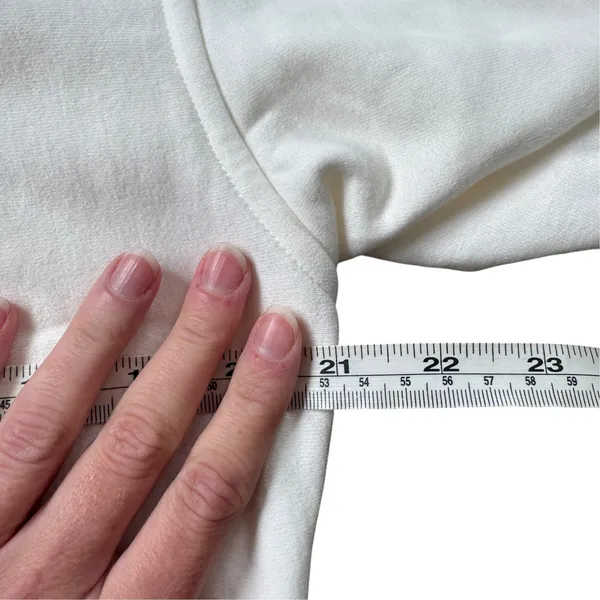 NEW Beyond Yoga Happiness Crop Hoodie Fresh Snow Cream Ivory - Image 11