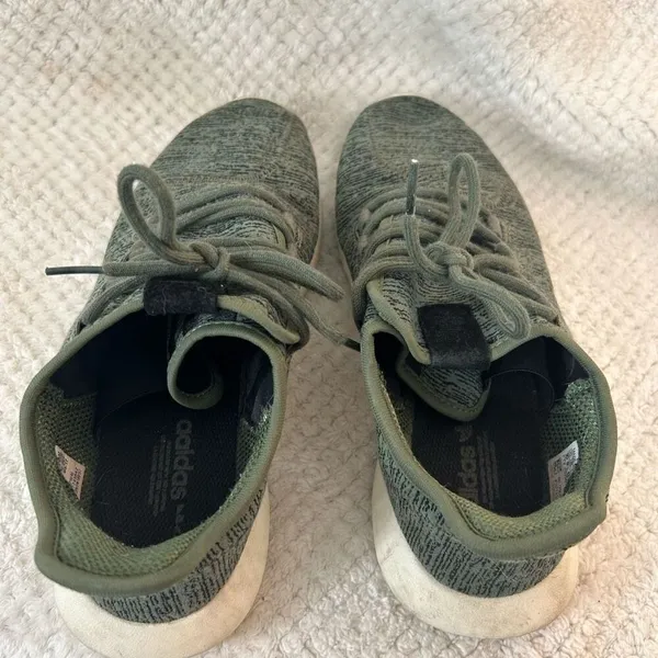 🔥5/$25 sale🔥 Adidas Green tubular Slip On Running Shoes Size 10 - Image 6
