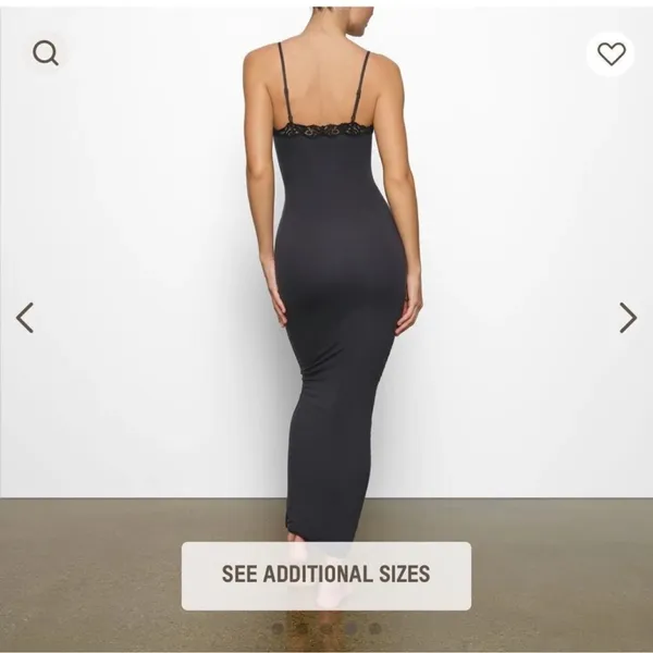 Skims Fits(B22) Everybody Corded Lace Long Slip Dress NWT XS - Image 3