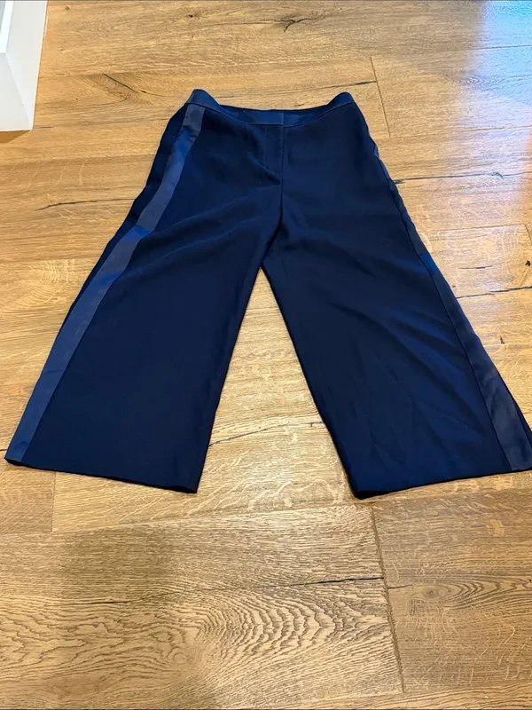 Boden executer‎ wide leg navy culotte Trousers 2R - Image 2