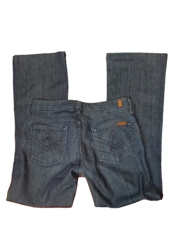 7 for all mankind a pocket jeans size 28 - Image 4